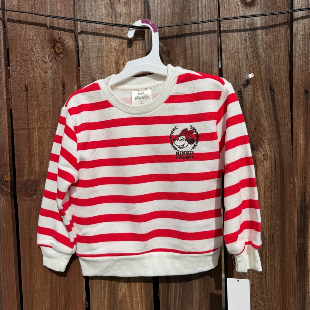 BRAND NEW MINNIE CREWNECK SIZE 3T